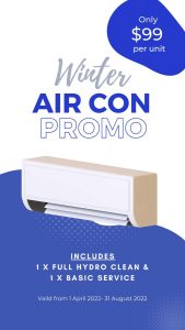 Blue Air Conditioning Promo Your Story